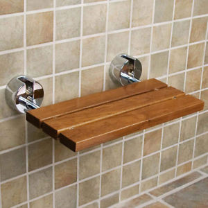 Folding Teak Shower Seat